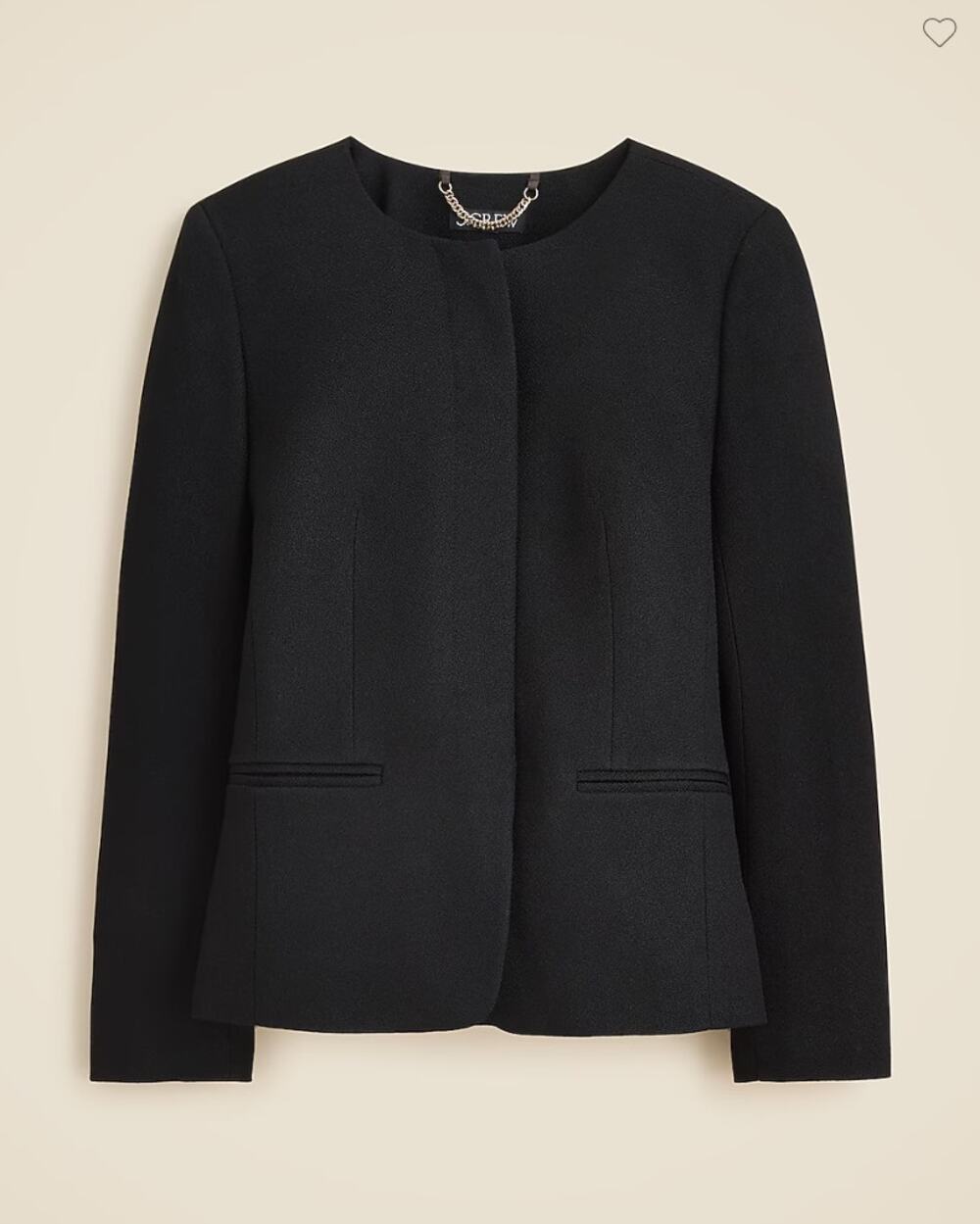 J.Crew CORA Lady Jacket Blazer Viscose in Bouclé Black Item CN785 10 NWT $328